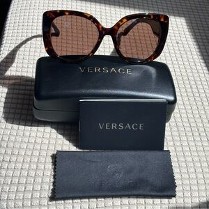 Versace Tortoise Shell Sunglasses for Women